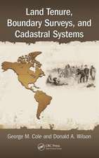 Land Tenure, Boundary Surveys, and Cadastral Systems