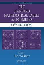 CRC Standard Mathematical Tables and Formulas