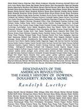 Descendants of the American Revolution