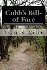 Cobb's Bill-Of-Fare