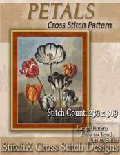 Petals Cross Stitch Pattern