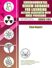 Environmental Review Guidance for Licensing Actions Associated with Nmss Programs