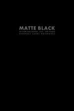 Matte Black Action Notebook, 6x9, 100 Pages