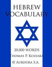 Hebrew Vocabulary