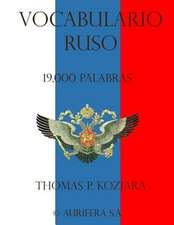 Vocabulario Ruso