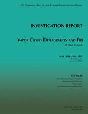 Investigation Report Vapor Cloud Deflagration and Fire