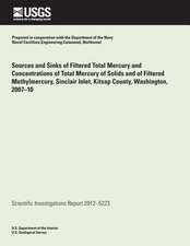 Sources and Sinks of Filtered Total Mercury and Concentrations of Total Mercury of Solids and of Filtered Methylmercury, Sinclair Inlet, Kitsap County