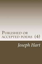 Published or Accepted Poems (4)