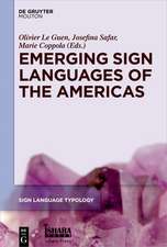 Emerging Sign Languages of the Americas