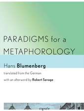 Paradigms for a Metaphorology