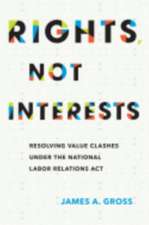 Rights, Not Interests – Resolving Value Clashes under the National Labor Relations Act