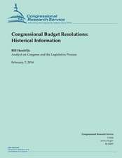 Congressional Budget Resolutions