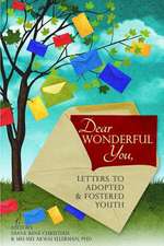 Dear Wonderful You, Letters to Adopted & Fostered Youth