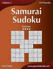 Samurai Sudoku - Hard - Volume 4 - 159 Puzzles