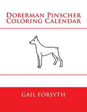 Doberman Pinscher Coloring Calendar