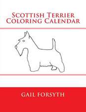 Scottish Terrier Coloring Calendar