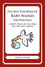 The Best Ever Book of Baby Names for 49ers Fans