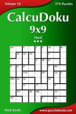 Calcudoku 9x9 - Hard - Volume 10 - 276 Puzzles