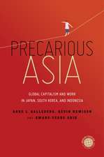 Precarious Asia – Global Capitalism and Work in Japan, South Korea, and Indonesia