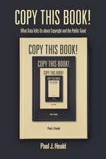 Copy This Book! – What Data Tells Us about Copyright and the Public Good