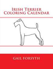 Irish Terrier Coloring Calendar