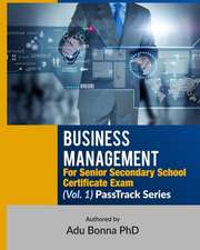 Business Management for Senior Secondary School Certificate Exam (Vol. 1)