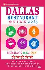 Dallas Restaurant Guide 2015