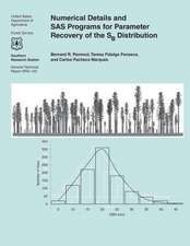 Numerical Details and SAS Programs for Parameter Recovery of the Sb Distribution