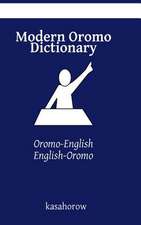 Modern Oromo Dictionary