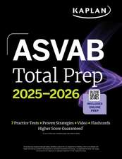 ASVAB Total Prep 2025-2026: Includes 7 Full Length Practice Tests + 2000+ Practice Questions and Flashcards + Online Access to Interactive Video Lessons and Tutorials
