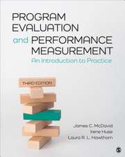 Program Evaluation and Performance Measurement: An Introduction to Practice