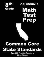 California 8th Grade Math Test Prep