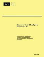 Director of Central Intelligence Directive No. 6/4