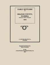 Early Settlers of Orange County, Florida