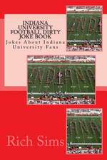 Indiana University Football Dirty Joke Book