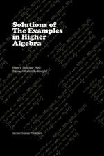 Solutions of the Examples in Higher Algebra (Latex Edition)