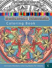 Butterflies Mandala Coloring Book