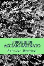 5 Biglie Di Acciaio Satinato