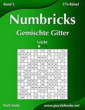 Numbricks Gemischte Gitter - Leicht - Band 2 - 276 Ratsel