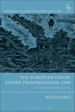 The European Union under Transnational Law: A Pluralist Appraisal