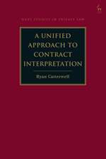 A Unified Approach to Contract Interpretation