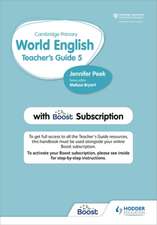 CAMBRIDGE PRIMARY WORLD ENGLISH TE