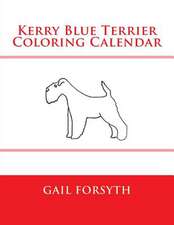 Kerry Blue Terrier Coloring Calendar