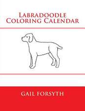 Labradoodle Coloring Calendar