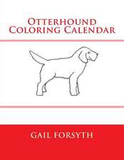 Otterhound Coloring Calendar