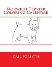 Norwich Terrier Coloring Calendar