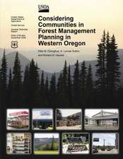 Considering Communities in Forest Management Planning in Western Oregon