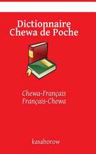 Dictionnaire Chewa de Poche