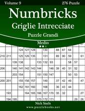 Numbricks Griglie Intrecciate Puzzle Grandi - Medio - Volume 9 - 276 Puzzle