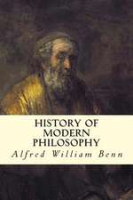 History of Modern Philosophy